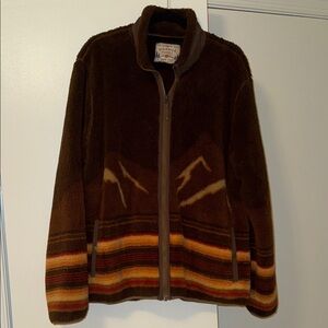 Faherty Scenic Western Sunrise High Pile Fleece Jacket